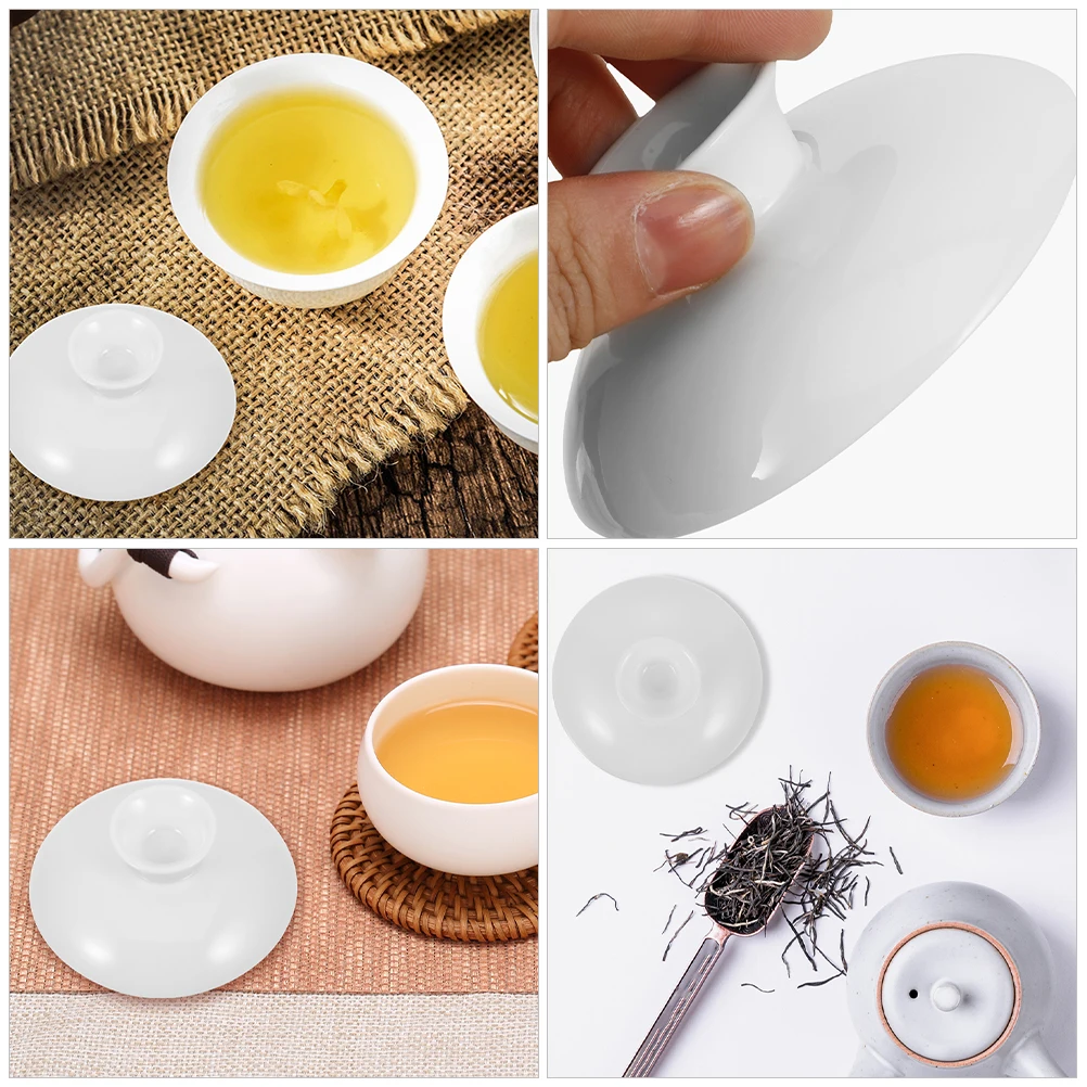 

Replacement Tea Cup Lid Water Cup Lid Ceramic Cup Lid Tea Cup Ceramic Cover Ceramic Mug Covers Ceramic Water Cup Lids
