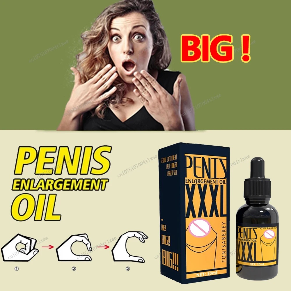 Penis Enlargement Oil Permanent Penies Thickening Growth Massage Oil Big Dick Enlarge For Men Cock Increase Oil No Side Effects