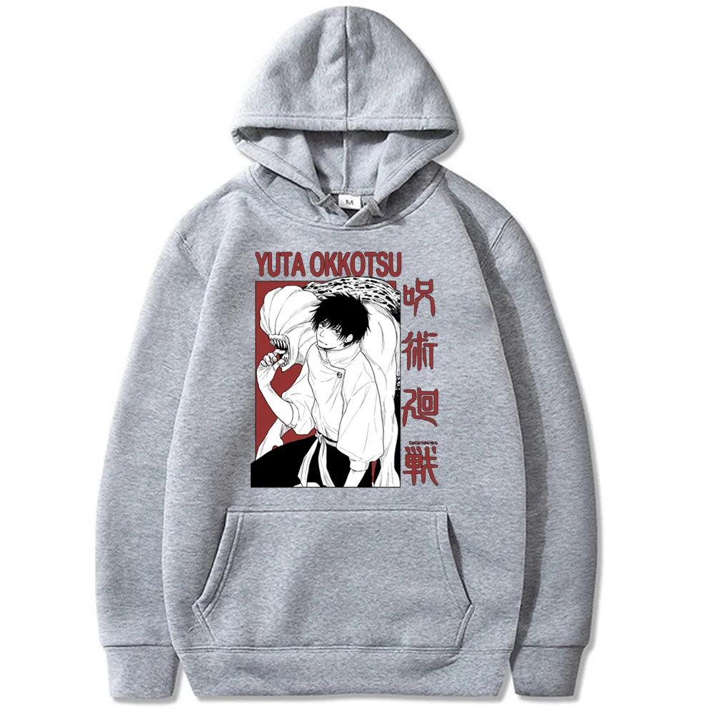 

Yuta Okkotsu толстовка с капюшоном в японском стиле аниме модная толстовка в стиле хип-хоп повседневная унисекс осенне-зимние флисовые топы уличная одежда