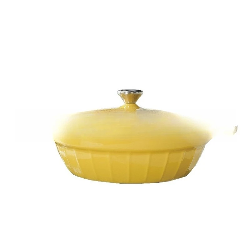 

Cast iron enamel micro-pressure saucepan, braised seafood pot, household soup