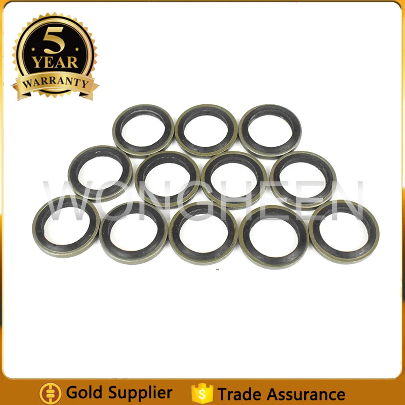

12PCS Bolt Seals Fuel Line Sealing Kit 3963983 3935171 3283280 For Cummins 6BT5.9 ISBe ISDe