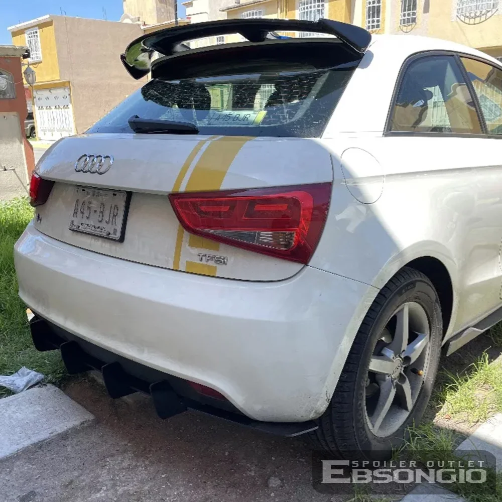 Spoiler Universal Carbon Surface ABS Material Type Generic Car Rear Trunk Spoiler For Audi A1 Hatchback 2-Doors 2012-2025 - view 6