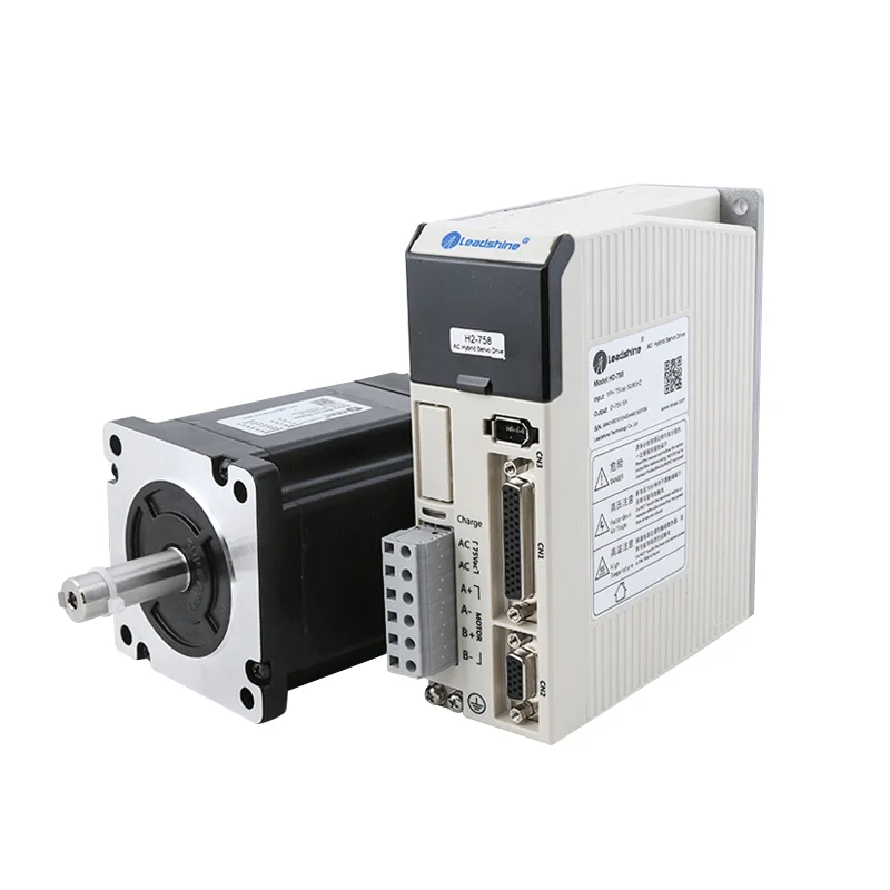Engraving Machine Accessories Leadshine H2-758 Engraving Machine Driver with Hybrid Servo Motor Set