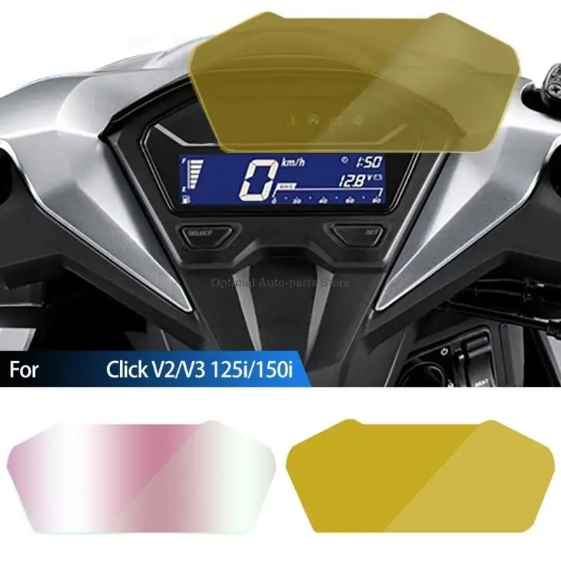 

Protective Film Clear Display Screen Cover Instrument Panel Film for CLICK125 150 Motorcycle Instruments Shield
