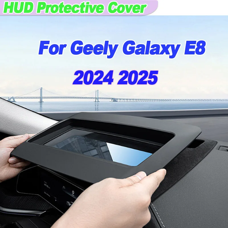 

For Geely Galaxy E8 2024 2025 Car Hud Display Protective Cover HD Tempered Glass Anti Reflection Head Up Screen Protector Auto