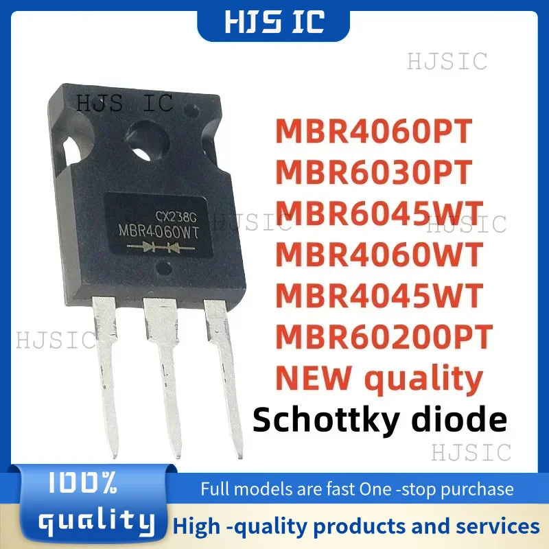 Image of 10 Stück NEUE MBR6045WT 6045WT MBR4060WT 4060WT MBR4045WT 4045WT MBR4060PT 4060PT MBR6030PT 6030PT MBR60200PT TO-247 Schottky-Dioden