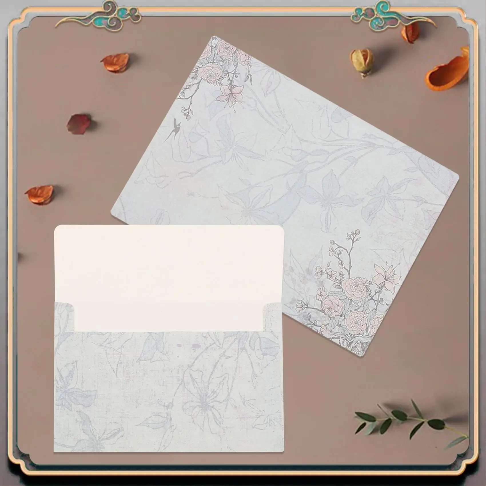 

A46M-40 Sheet Vintage Stationery Sets With Envelopes For Writing Letters