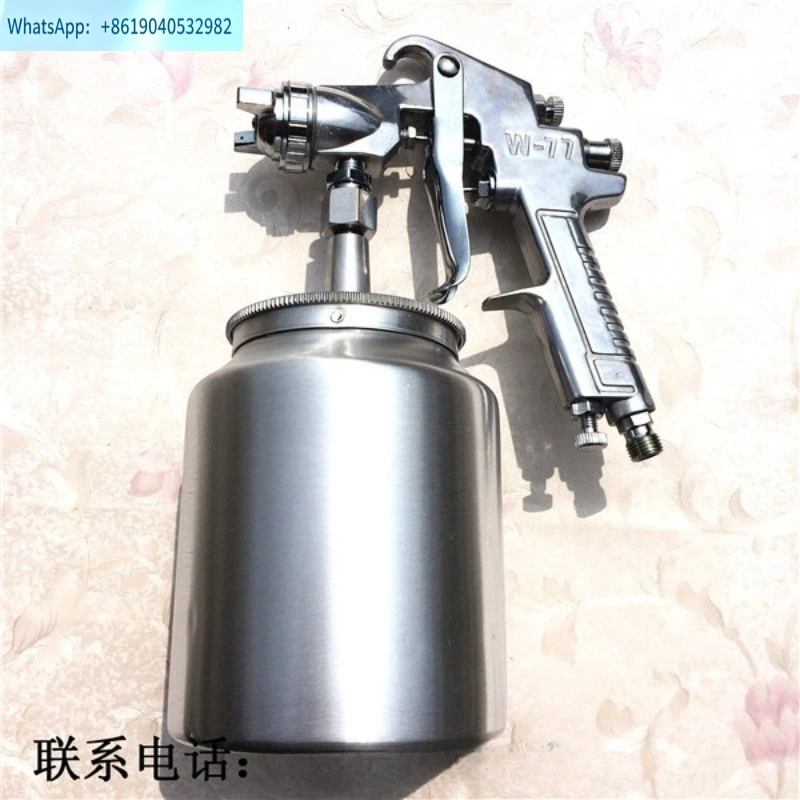 German process large-diameter spray paint W-77S paint glue coating pneumatic spray pot high atomization