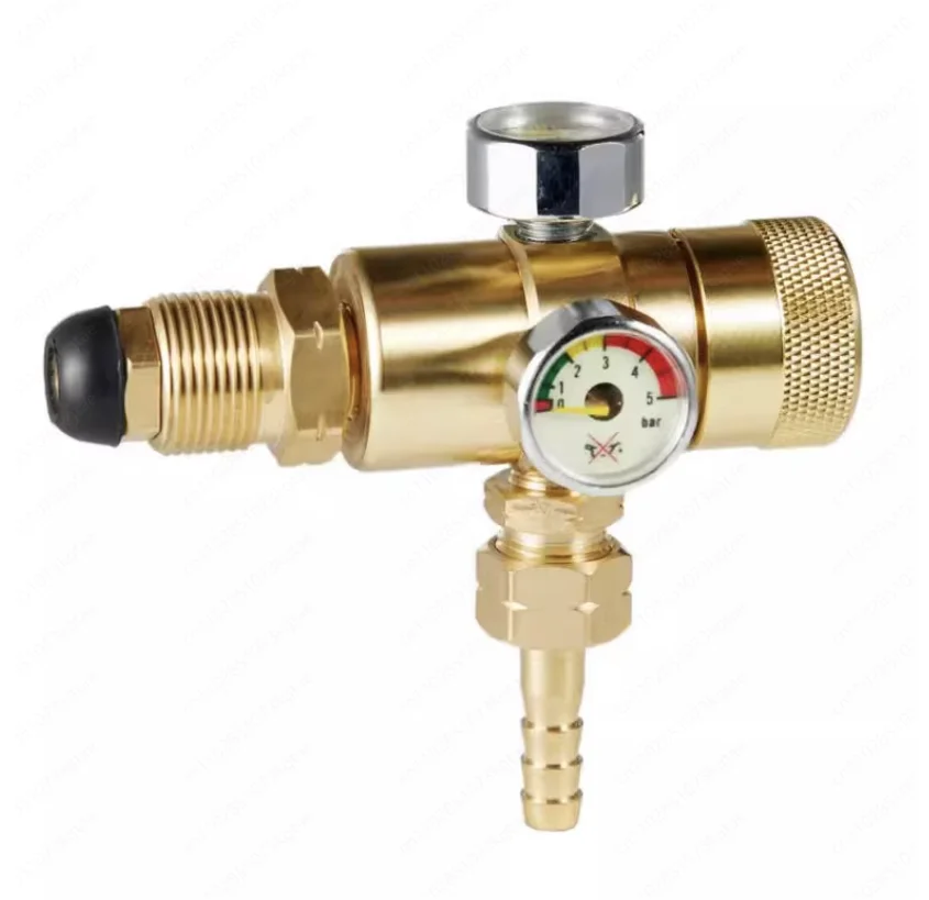 Oxygen meter connector Energy-saving pressure reducing valve Acetylene anti-drop pressure reducing pressure gauge accessories