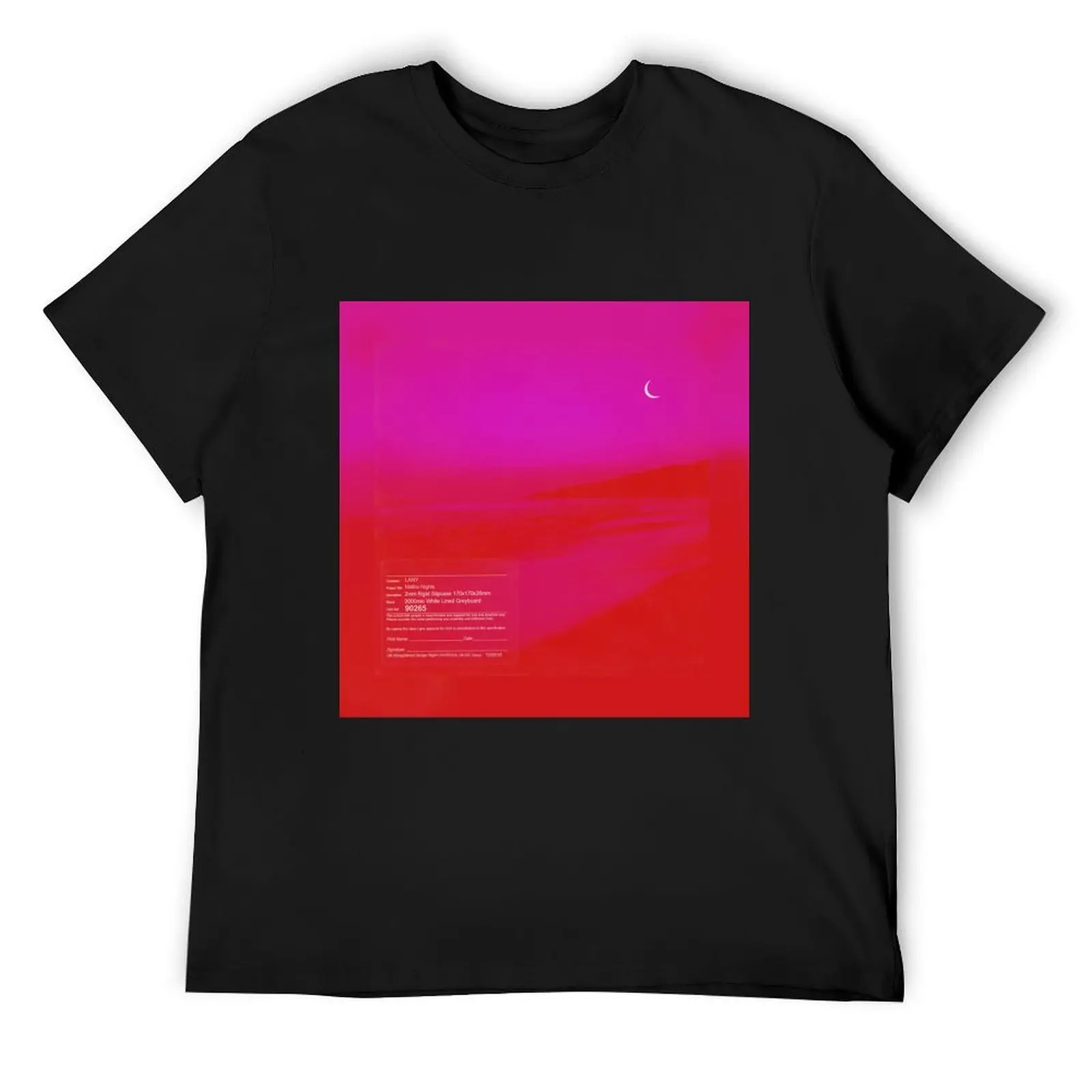 

lany malibu nights T-Shirt man t shirt blacks tops anime figures mens t shirts pack