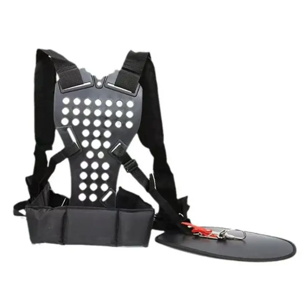 Shoulder Harness for Lawn Mowers and Grass Trimmers with Dual Adjustable Straps for Consistent Support and Fit Adaptation