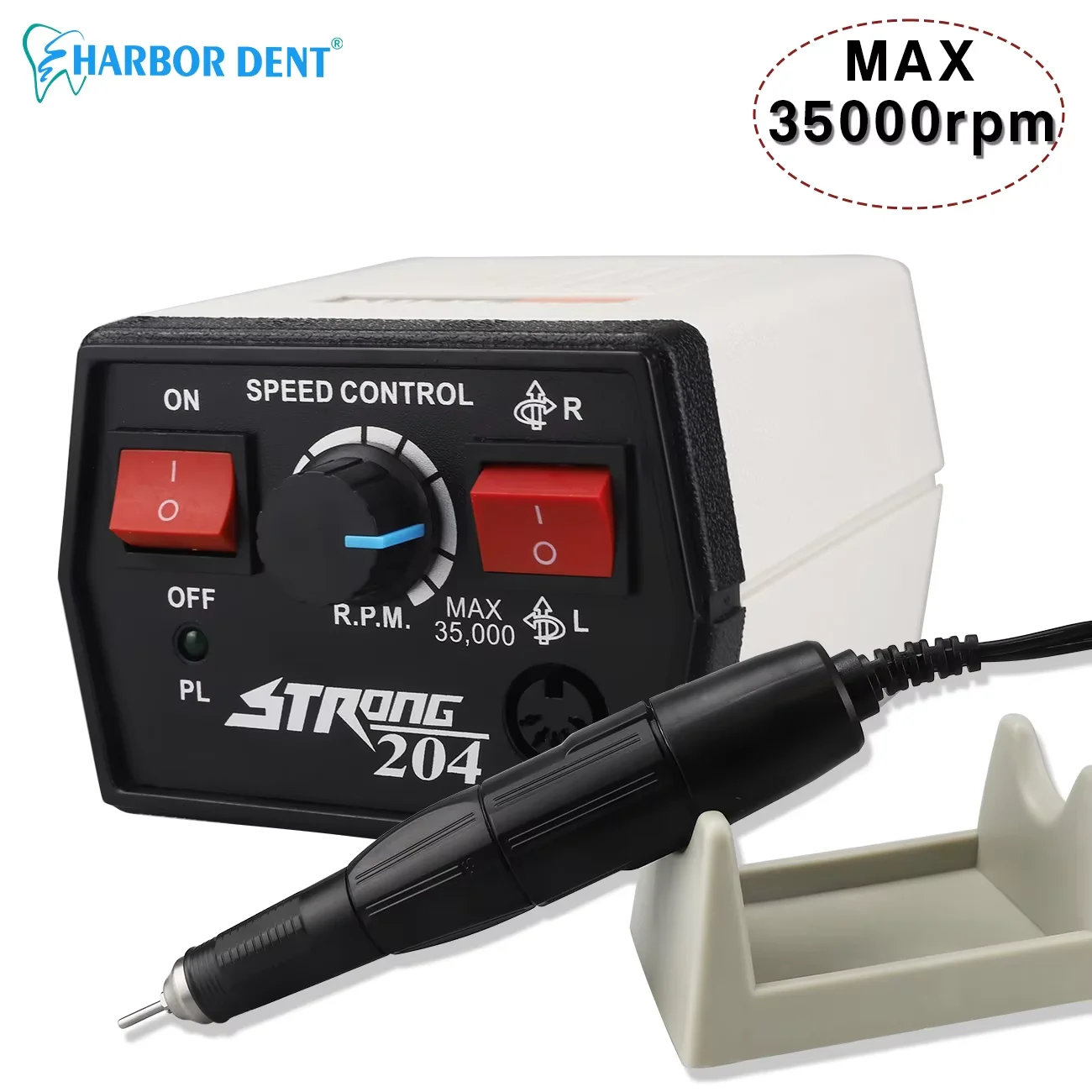 Dental Strong 204 Micro Motor 102L Handle 35000 Rpm Polishing Machine Polishing Jewelry Tool Micromotor Goldsmith Grinding