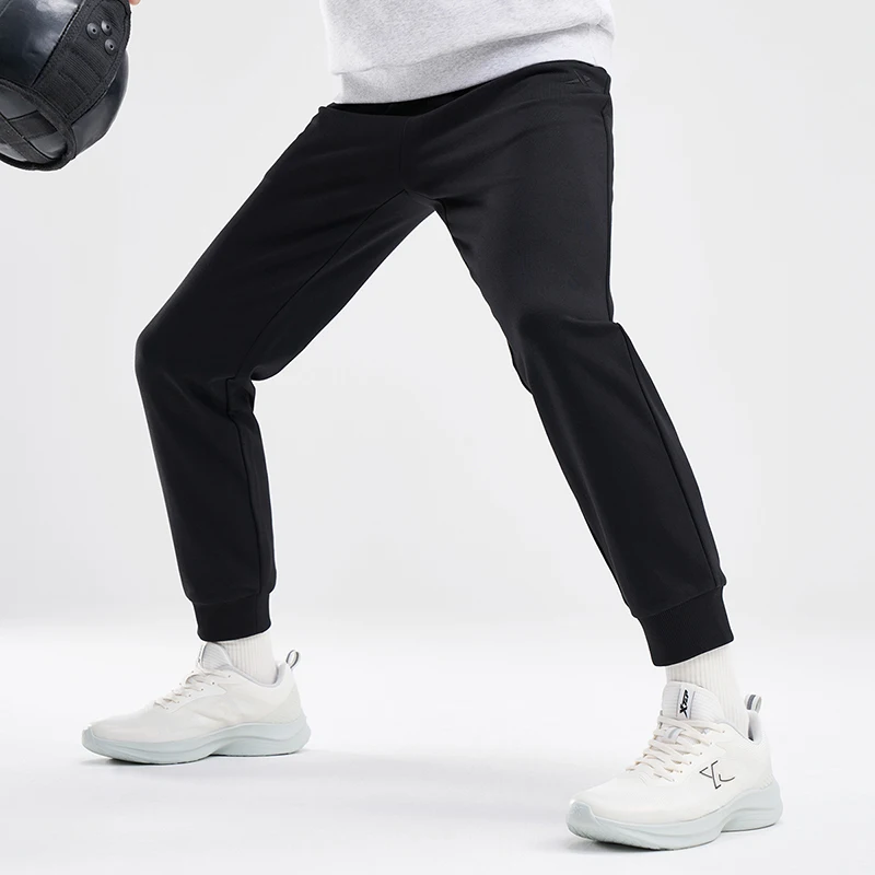 Xtep Knitting Trousers For Men 2024 Autumn Soft Pants Trendy Retro Comfortable Bottoms 876329630162