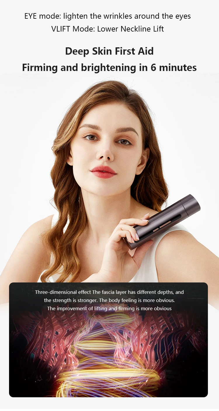 RF Facial Massager Facial Radiofrequency High Frequency Face Lifting Machine EMS Facial Microcurrent Lift Skin Tightening Device