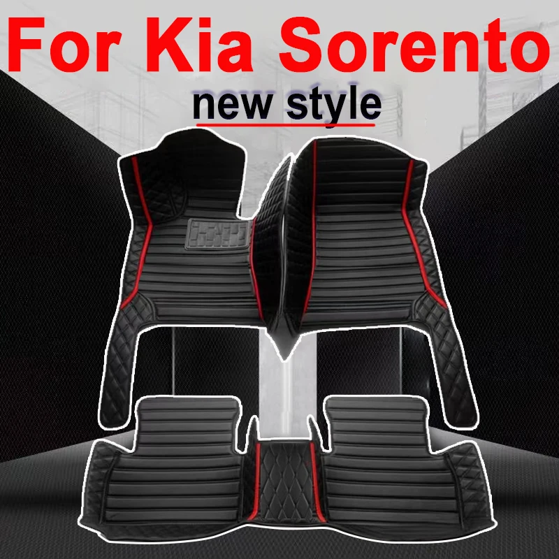 Car Floor Mats For Kia Sorento（Five Seats）2013 2014 Customauto Foot Pads Automobile Carpet Cover interior accessories