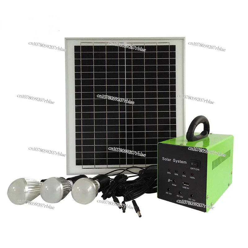 Household high-power solar power generation system 20W solar generator with household small appliances power generation system