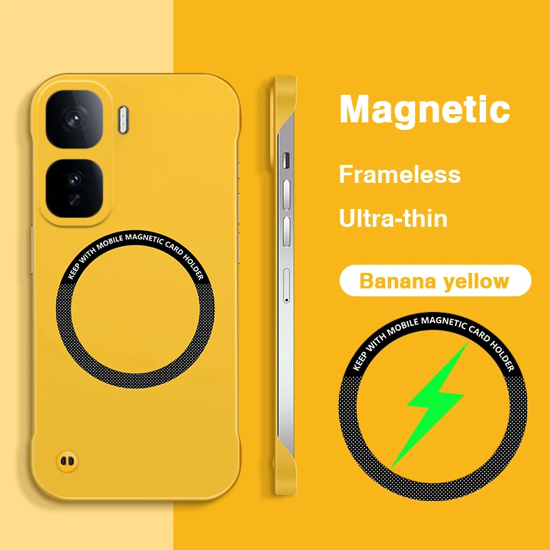 Frameless Magnetic Phone Case for vivo iQOO Neo11 5G