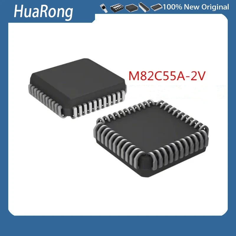 

5PCS/LOT M82C55A-2V M82C55A M82C55 PLCC44