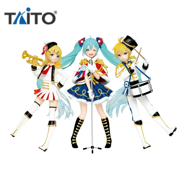 

Фигурка аниме TAITO Vocaloid 2 Hatsune Miku Kagamine Rin Len, фигурка героя, игрушки для девочек, детские подарки на день рождения