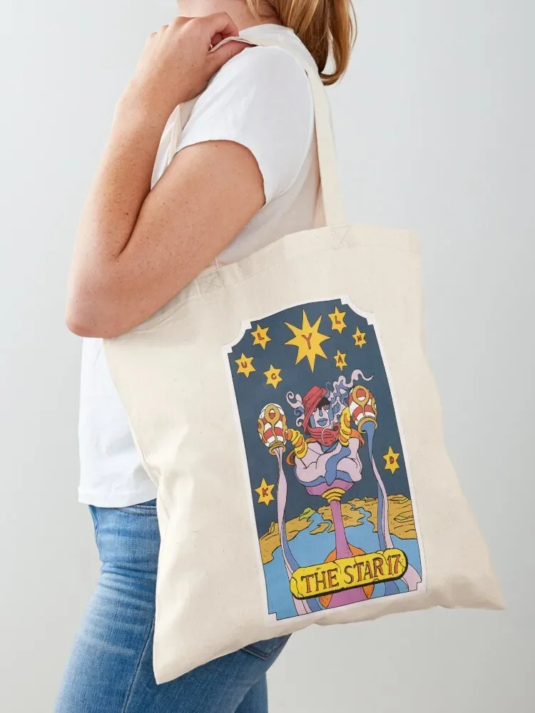 JOJO TAROT - 17 THE STAR Tote Bag canvas tote bag shopping cart bags Bag