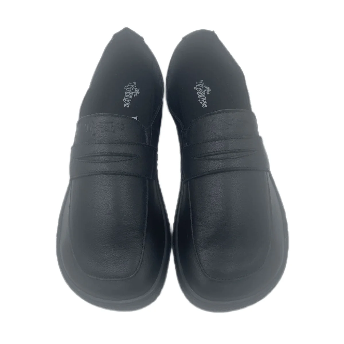 Tipsietoes 2024 Sprinng Autumn Barefoot Genuine Leather Men Women Slippers With Flat Soft Sole Zero Drop Wider Toes Box