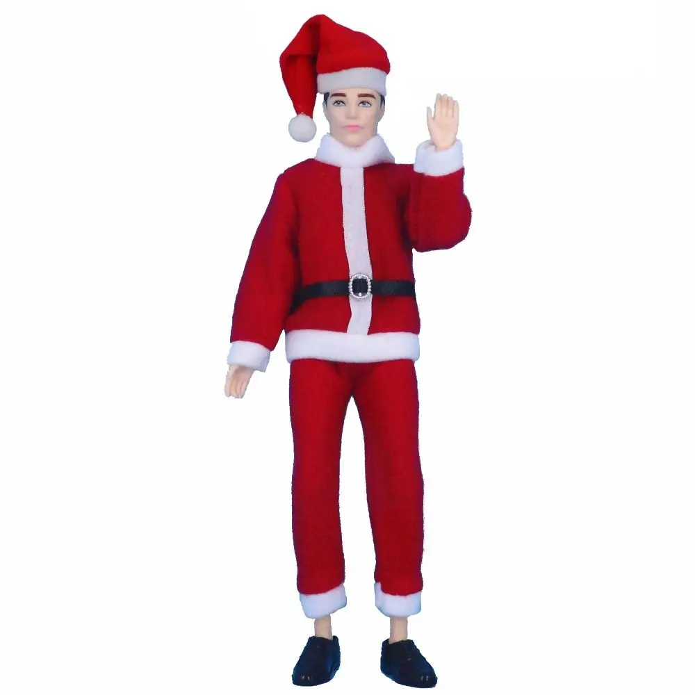 11.8 بوصة 11.8 بوصة ملابس دمى عيد الميلاد قزم سلسلة دمية جميلة فستان عيد الميلاد Kawaii لطيف عيد الميلاد ملابس دمى