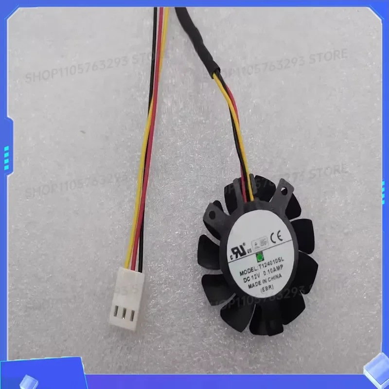 1PC New Cooling Fan for Gigabyte GT210 Diameter 37mm 30x30x23mm 12V T124010SL