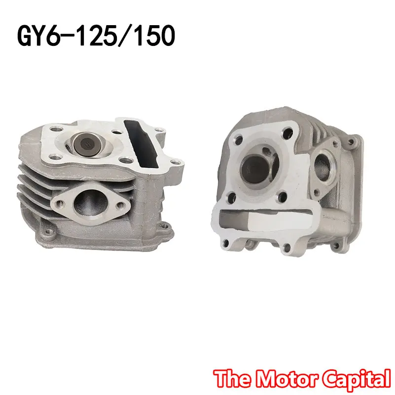 GY6 125cc 150cc Cylinder Head Assembly 52.5mm 57.4mm Scooter Moped ATV GO KART 152QMI 1P52QMI