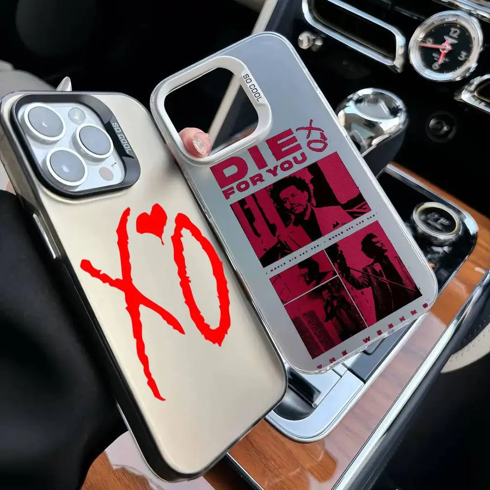

The Weeknd XO Singer Phone Case For iPhone 17,16,15,14,13,12,11,Mini,Pro,E,MAX White Candy Matte Cover