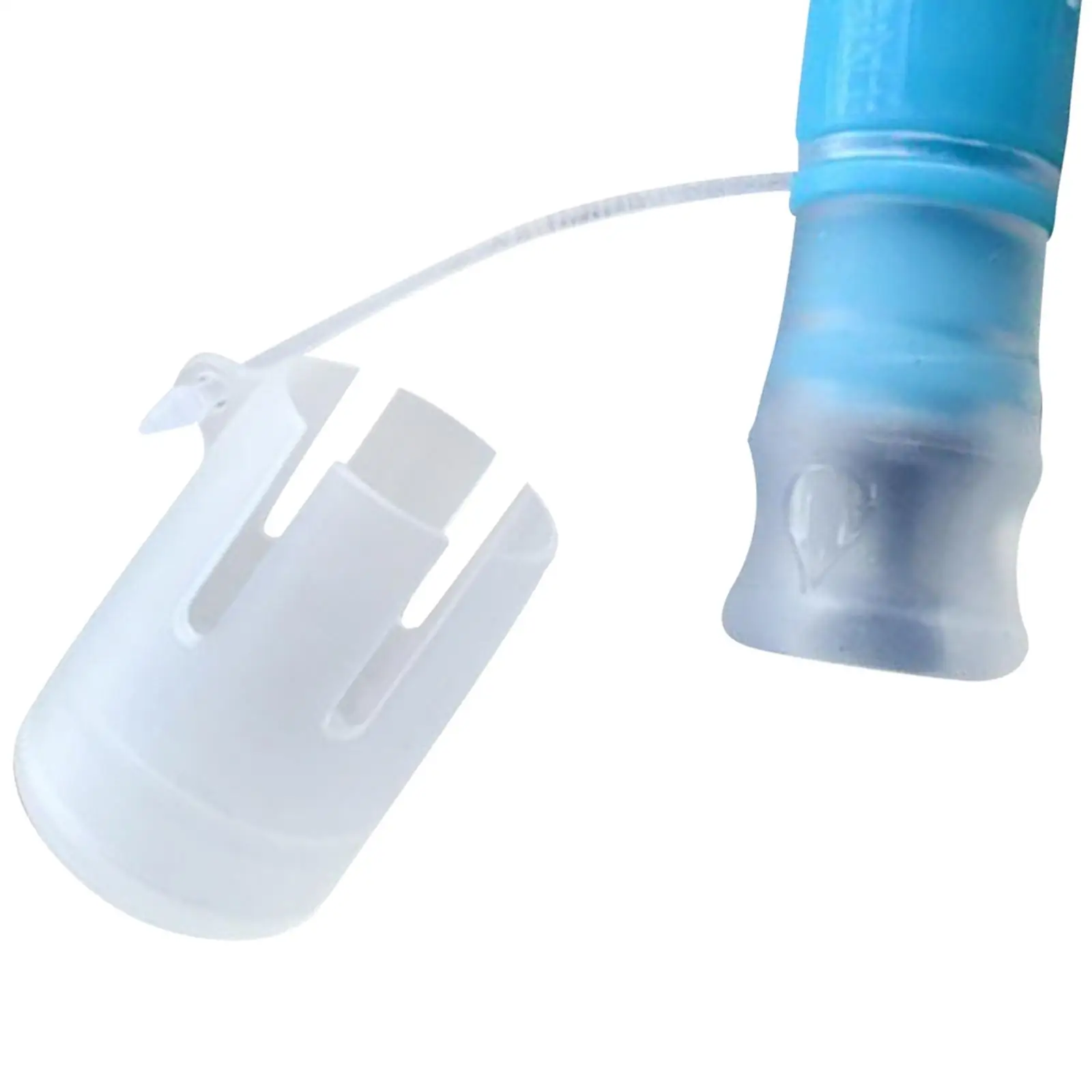 Dustproof Bite Valve Mouthpiece TPU Water Outlet Tube Nozzle with Shutoff Switch for Hydration Backpack Cycling Hiking