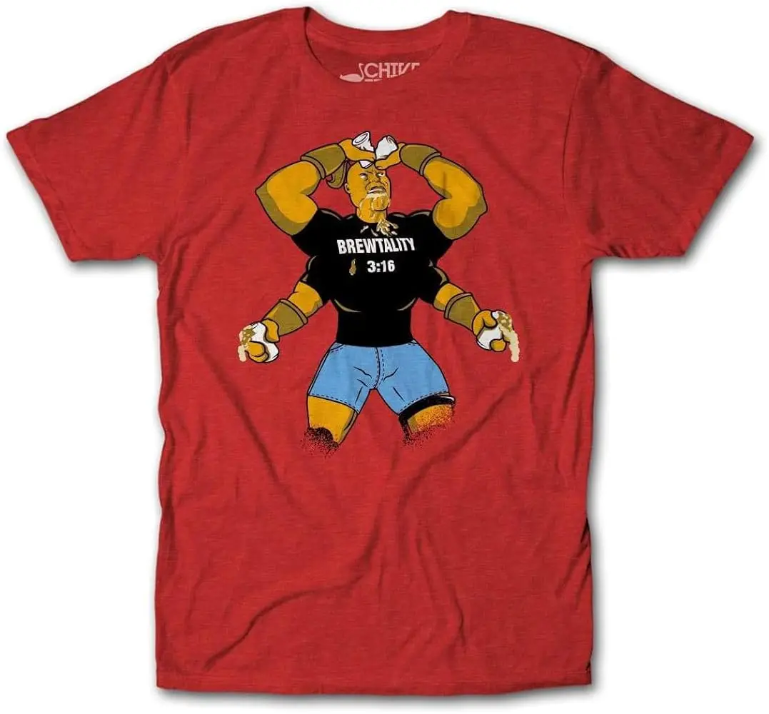 Пивоваренная Футболка-Стив Остин, монтал, КОМБАТ, Горо, разбивающее пиво, высокое качество, 100% хлопок, короткий рукав Пивоваренная Футболка-Стив Остин, монтал, КОМБАТ, Горо, разбивающее пиво, высокое качество, 100% хлопок, короткий рукав