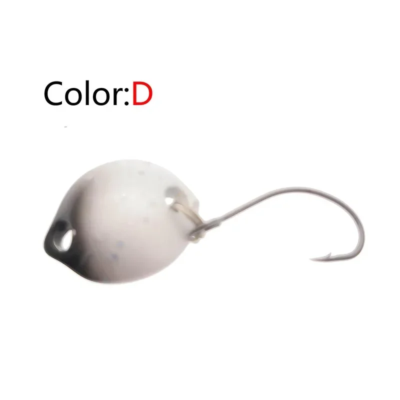 OUTKIT 1 Stück mehrfarbig 1,4 cm 1,8 g Mini-Löffelköder harter Köder Spinnerbait Isca künstliche Pesca Wobbler Fliegenfischen-Gerät