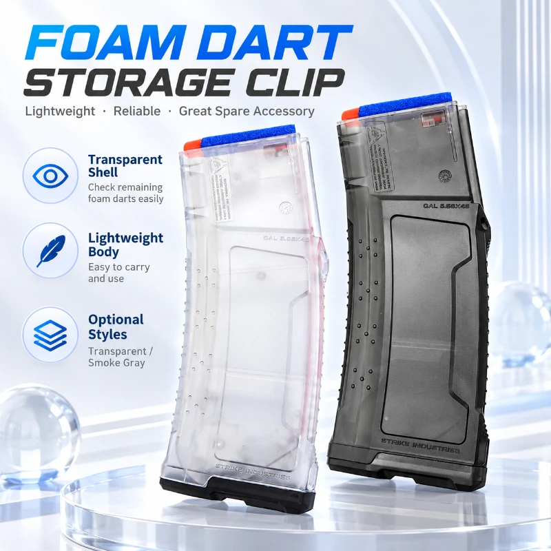 Large Capacity Soft Foam Dart Holder, Shockproof Play Toy Accessory for Indoor & Outdoor Leisure Activities