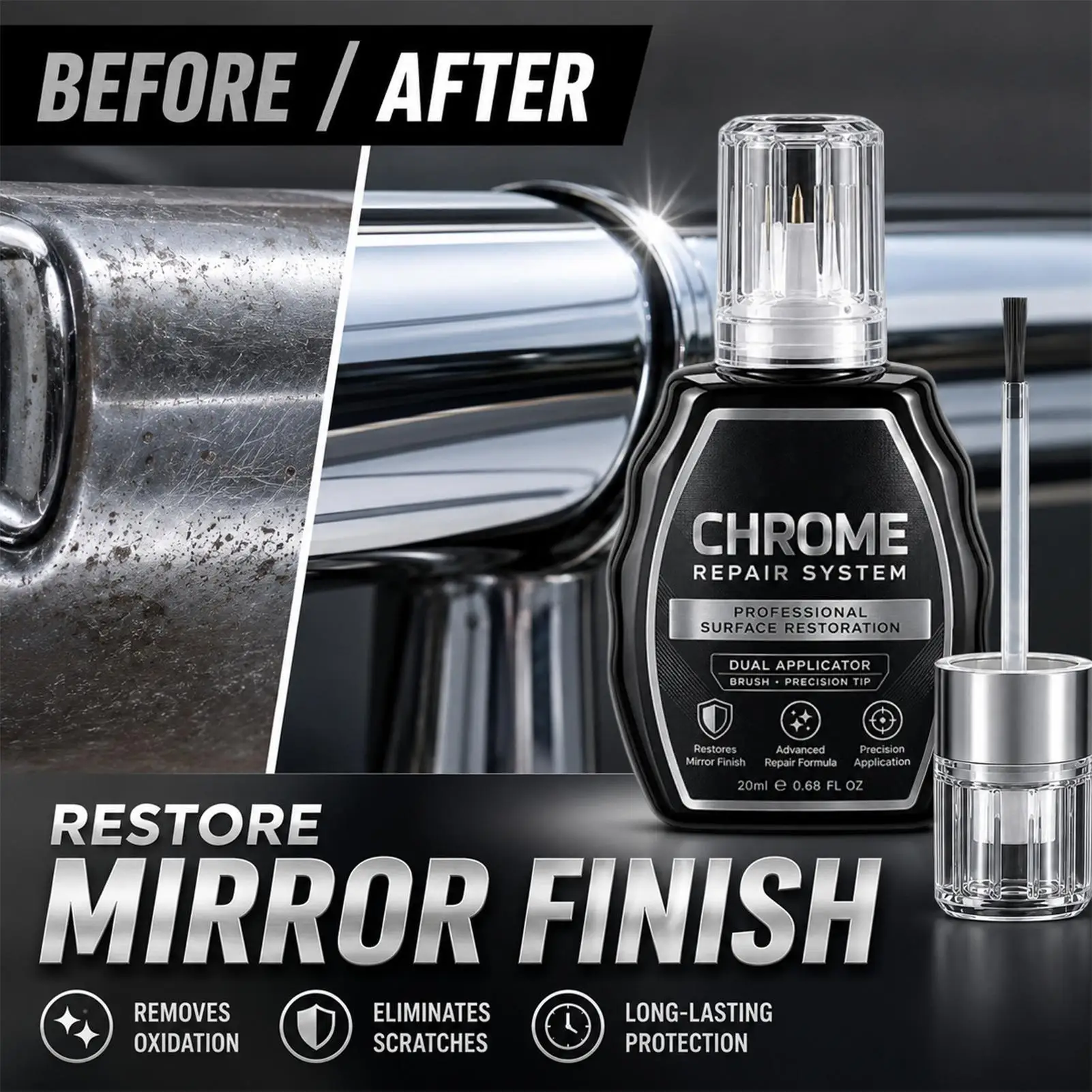 Car Car Repair Solution Automotive Chrome Silver Repair Fluid High-Gloss Door Paint Restoration And Repair Paste Repair Bottle - Aliexpress Deal