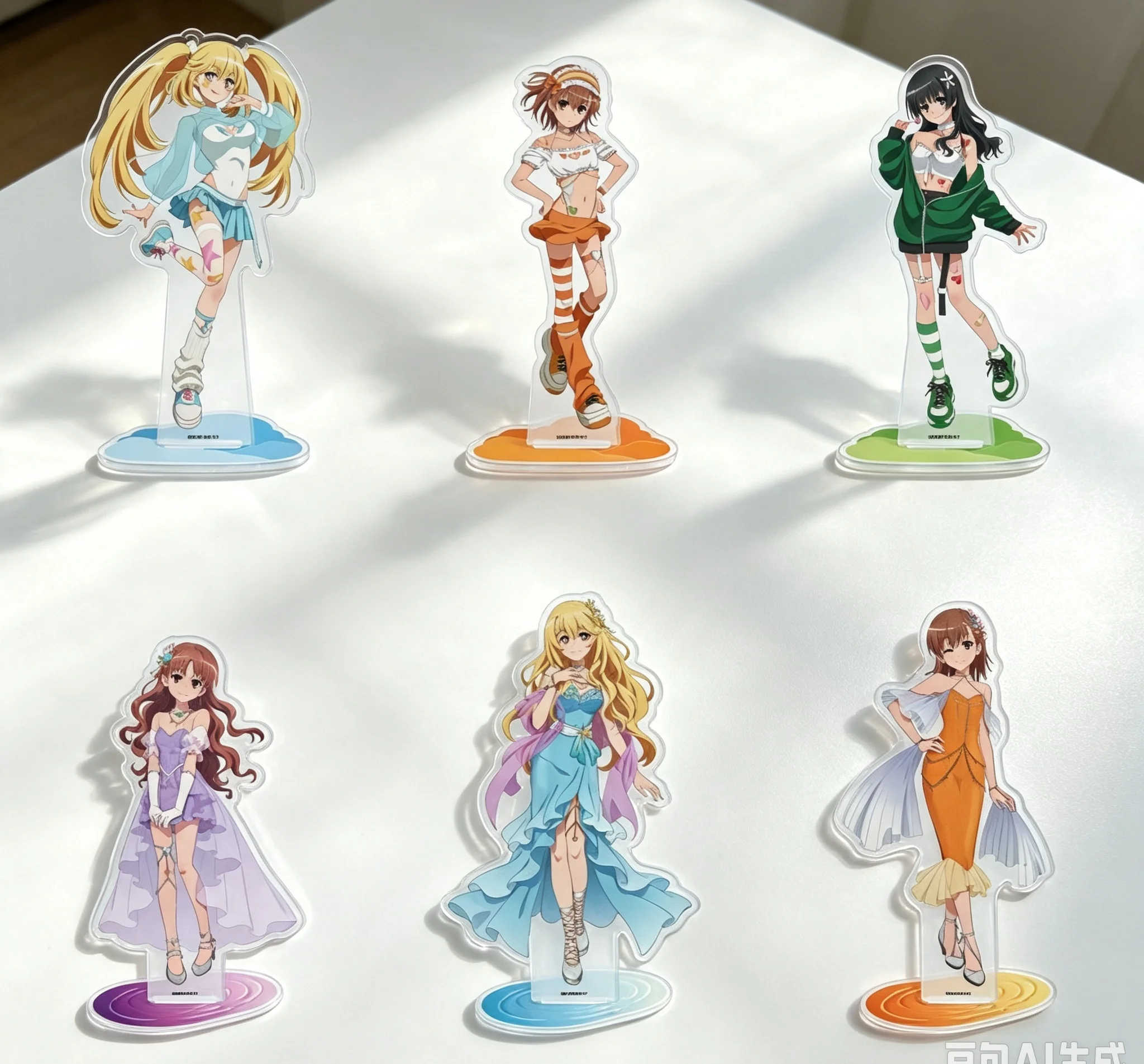 Anime A Certain Scientific Railgun Acrylic Standing Sign Board Animation Peripheral Cartoon Character Festivals Gifts Keychains