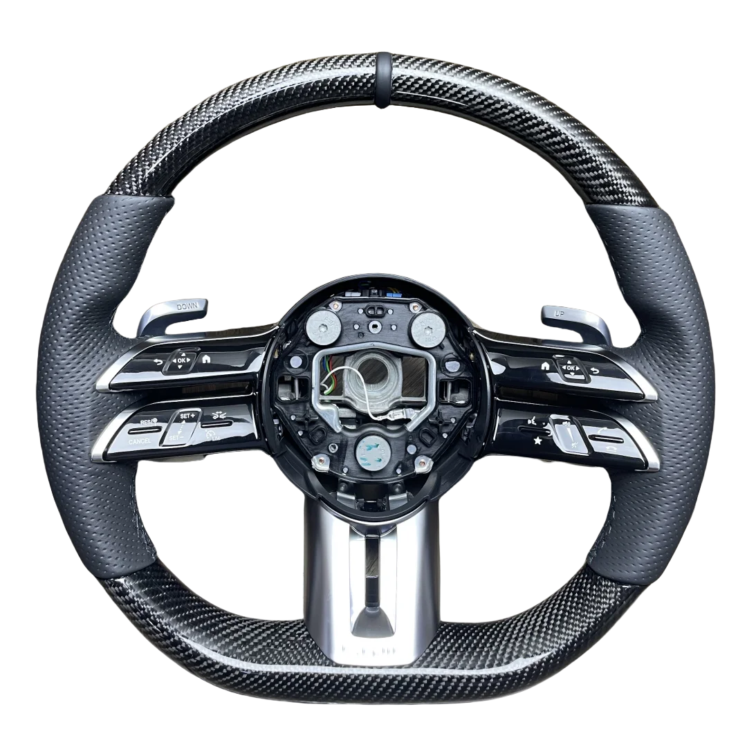 Racing Custom Steering Wheel Custom  for C Class a Class E Class Carbon Fiber Steering Wheel Assembly Upgrade