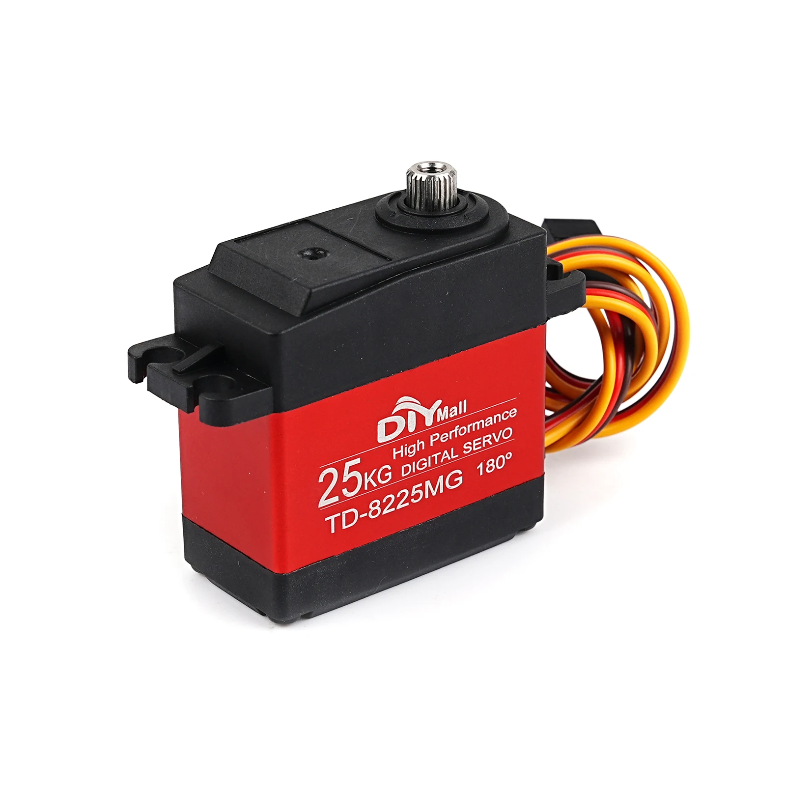 TD-8225MG Servo digitale 25KG Coppia elevata impermeabile 180/270/360 °   Ingranaggio in metallo per braccio robotico per barca Baja per auto RC 1/8 1/10 fai da te