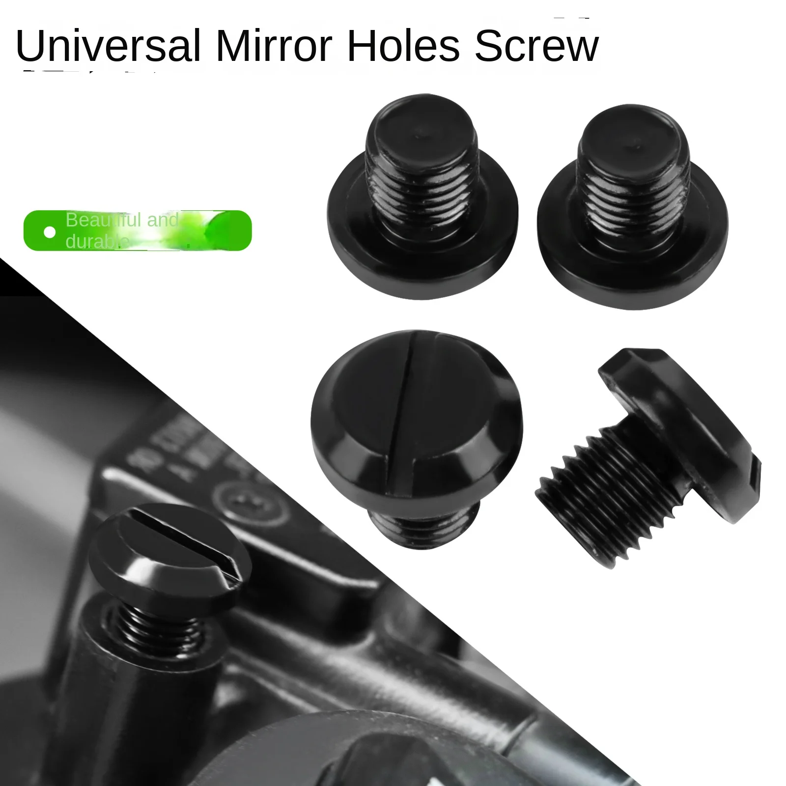 Applicable to Benda Black Flag 500 Napoleon 450 Rearview Mirror Screw Blocking Mirror Seat Hole Screw Modification Accessories