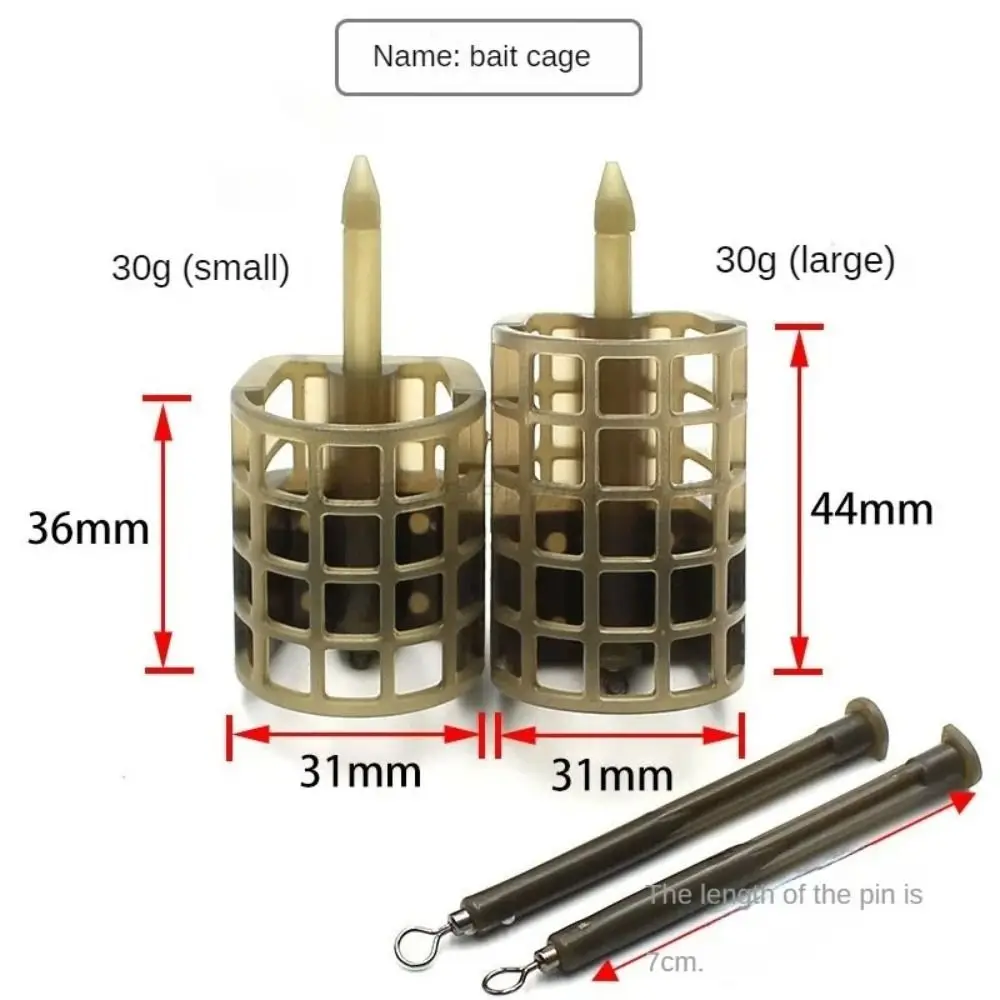 مناسبة للغاية خفيفة الوزن غرق المغذية قوي دائم صيد السمك سهلة التشغيل 25 جرام 30 جرام قفص الطعم قلي الصيد