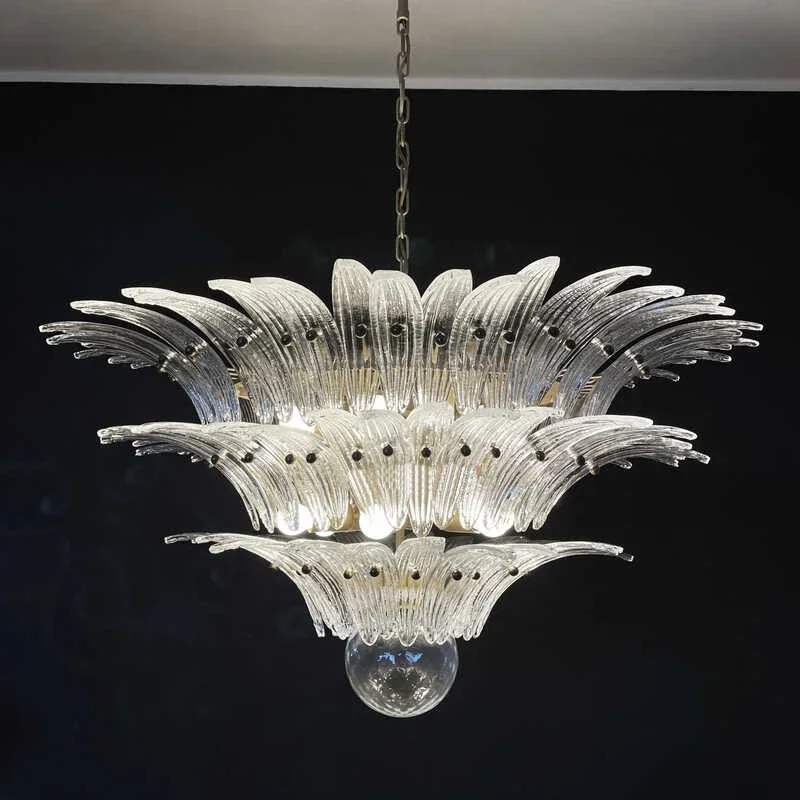 

Modern French Vintage Glass Living Room Chandelier Bedroom Designer Mid-Century Style Duplex-Style Dining RoomLarge Villa Lights