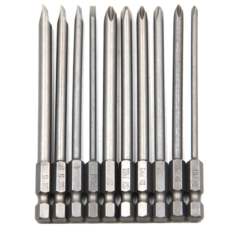 

Набор отверток, сильная магнитная пакетная головка, стальные шлицевые отвертки, биты для ремонта автомобиля, аксессуары для электроинструментов