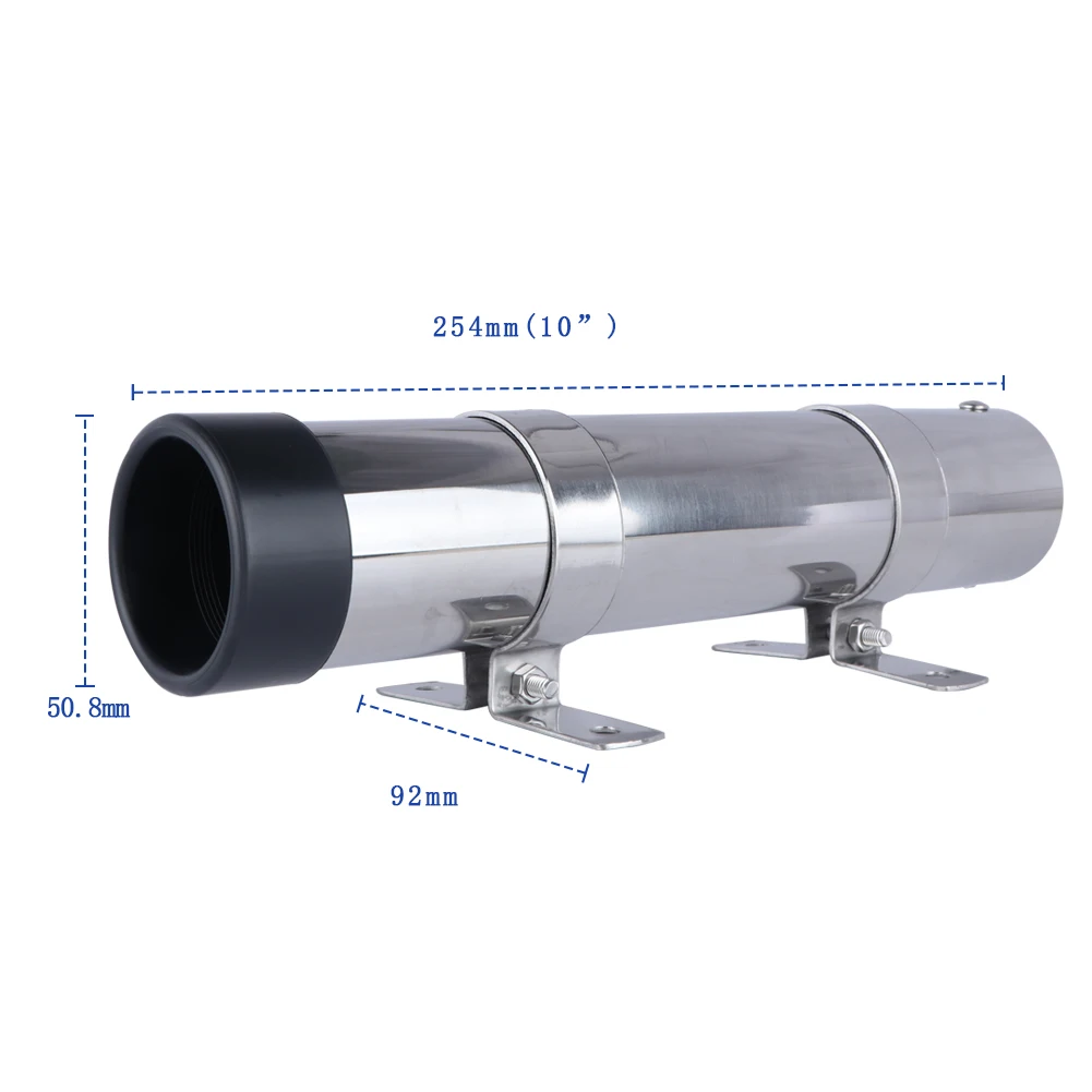 Soporte de Caña Inoxidable para Barco - Montaje Empotrado, Tubo - imagen 3