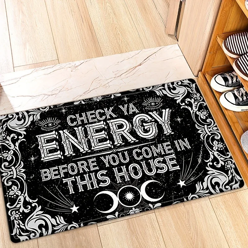 1pc Supreme Oil-proof Doormat Kitchen Rug, Non-slip,Indoor/Outdoor Areas, Stylish Accent for Living Room & Bedroom