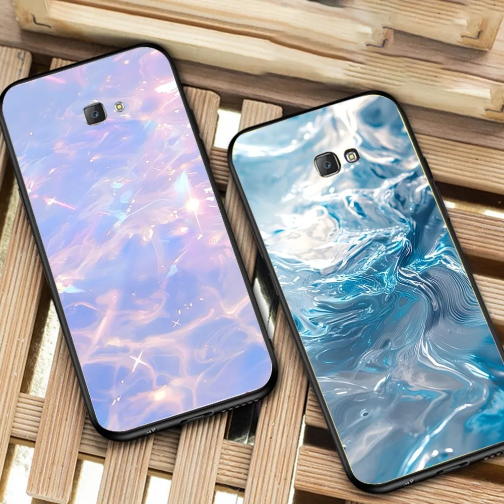 Aurora Water Ripple  Phone Case For Samsung J 7 plus 7core J7 neo J6 plus prime J6 J4 J5 Mobile Cover