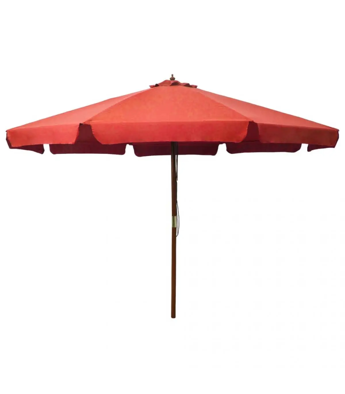 330 cm terracotta Wood umbrella garden umbrella