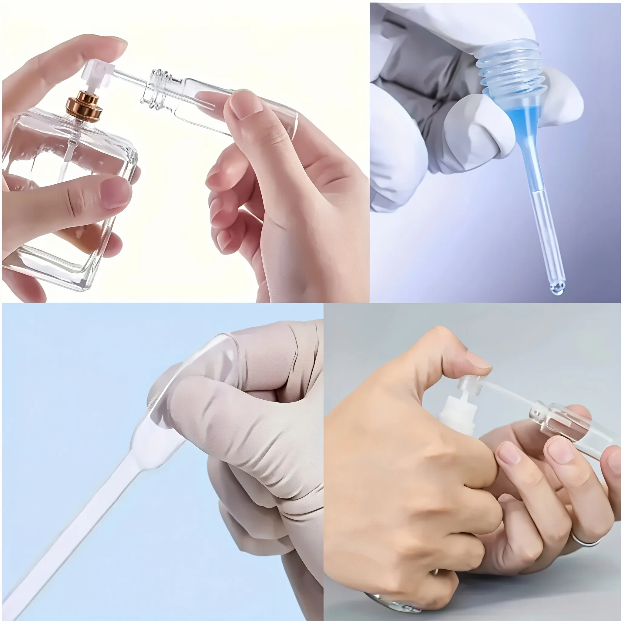 10 Piece Perfume Filling Tool Set, Syringe Extractor, Funnel, Dropper, Spring Dropper, Pump Extractor view 5
