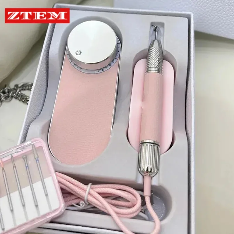 ZTEM ملف أظافر الأصابع مطحنة كهربائية 4 جيل ترقية آلة طحن تلميع الأظافر المقاومة للماء لصالونات الأظافر #1