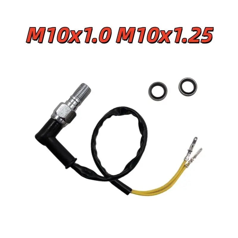 1Set Motorcycle Hydraulic Brake Light Switch Banjo Bolt M10x1.0 M10x1.25 For EXC EXCF SX SXF XCF For Kawasak