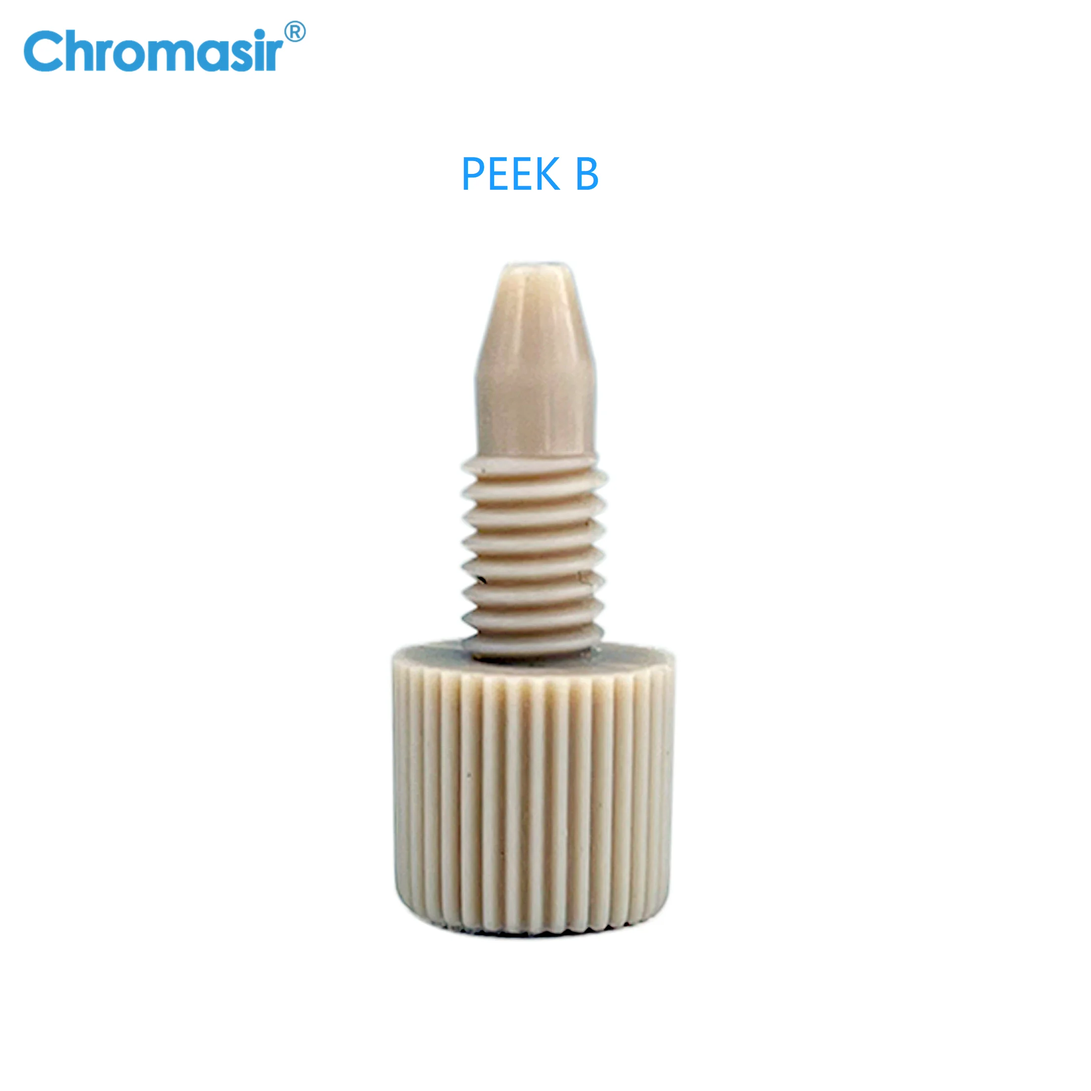 10 قطعة LC المناسب إصبع قطعة واحدة تركيب الكروماتوغرافي 10-32UNF نظرة خاطفة المناسب ل 1/16 ''OD أنابيب 20Mpa المقاومة HPLC