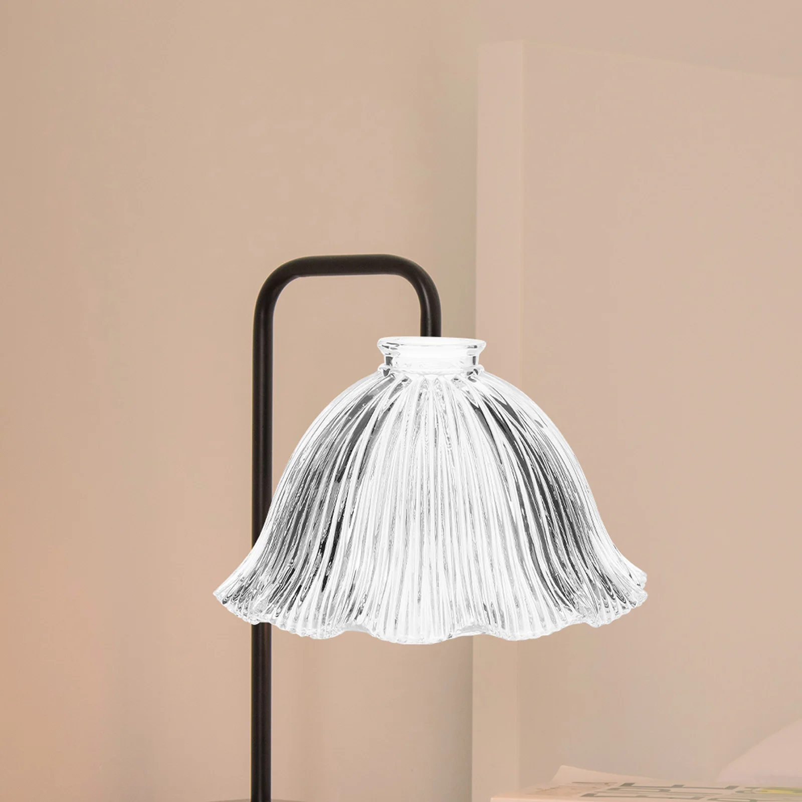

Light Fixture Glass Lamp Shades Replacement Vintage Lampshade Transparent Vosarea